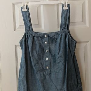 Chambray tank top